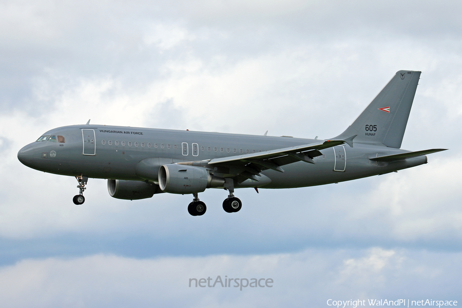 Hungarian Air Force (Magyar Légierő) Airbus A319-112 (605) | Photo 472870