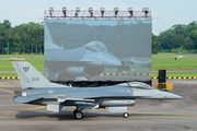 Singapore Air Force General Dynamics F-16C Fighting Falcon (614) at  Paya Lebar AFB, Singapore