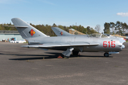 East German Air Force Mikoyan-Gurevich MiG-17 Fresco-A (615) at  Berlin - Gatow, Germany