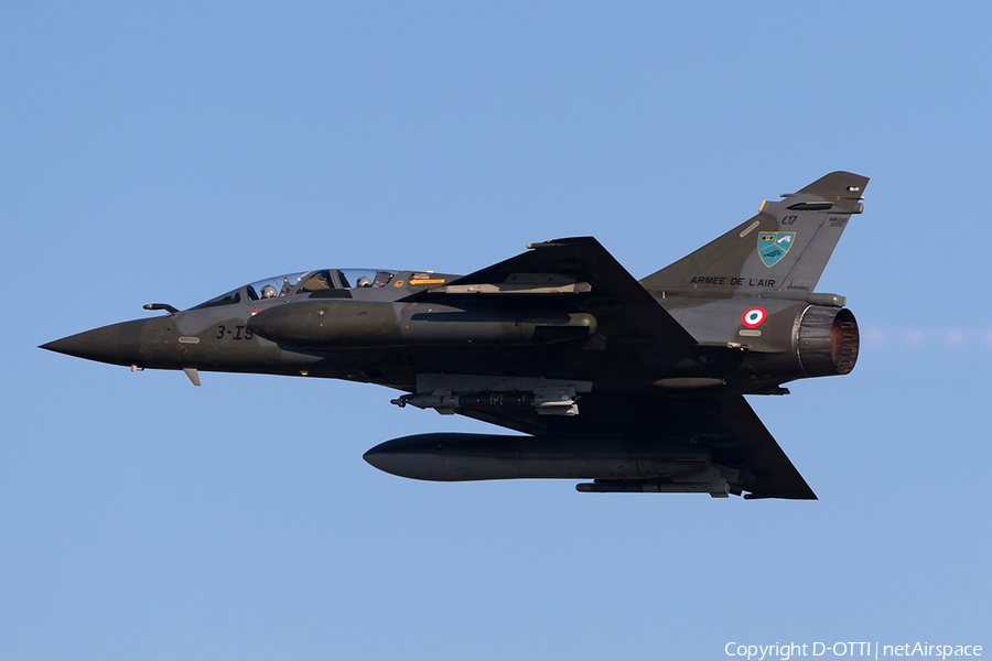 French Air Force (Armée de l’Air) Dassault Mirage 2000D (617) | Photo 154204