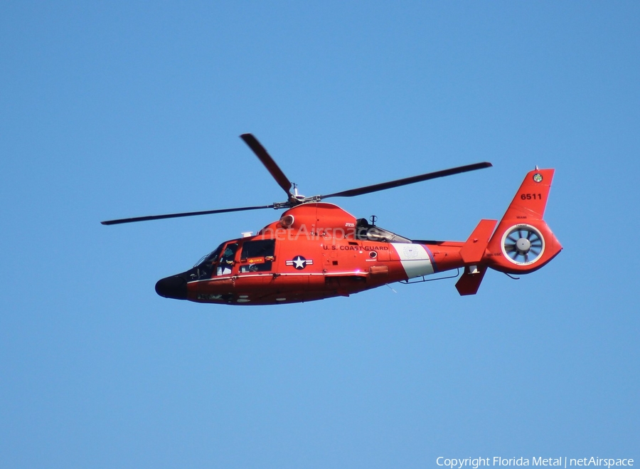 United States Coast Guard Aerospatiale HH-65C Dolphin (6511) | Photo 464662