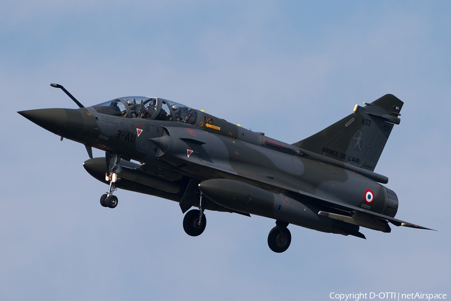 French Air Force (Armée de l’Air) Dassault Mirage 2000D (653) | Photo 155239