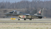 Polish Air Force (Siły Powietrzne) Mikoyan-Gurevich MiG-29A Fulcrum (66) at  Malbork, Poland