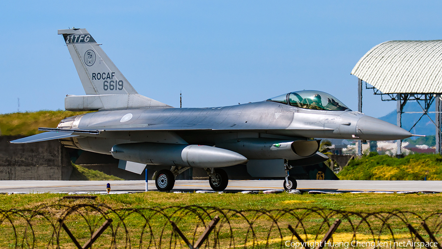 Taiwan Air Force General Dynamics F-16A Fighting Falcon (6619) | Photo 646065