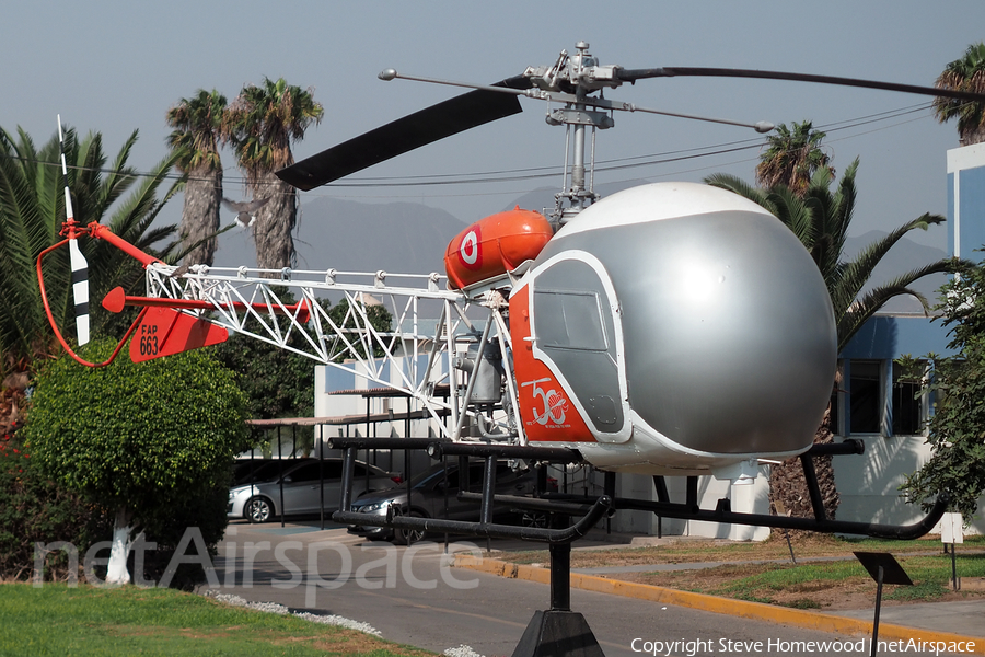 Peruvian Air Force (Fuerza Aerea del Peru) Bell 47G-2 (663) | Photo 673387