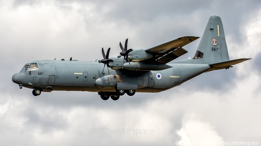 Israeli Air Force Lockheed Martin C-130J-30 Super Hercules (667) | Photo 399994