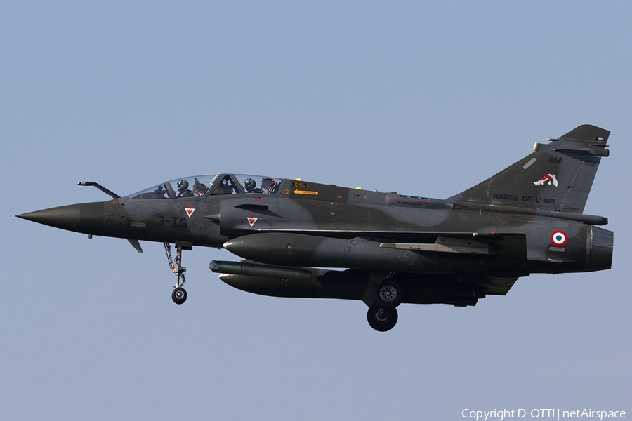 French Air Force (Armée de l’Air) Dassault Mirage 2000D (668) | Photo 155241