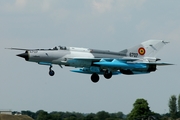 Romanian Air Force (Forțele Aeriene Române) Mikoyan-Gurevich MiG-21MF Fishbed-J (6707) at  RAF Fairford, United Kingdom