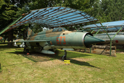 East German Air Force Mikoyan-Gurevich MiG-21MF Fishbed-J (673) at  Merseburg, Germany