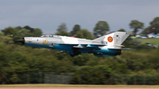 Romanian Air Force (Forțele Aeriene Române) Mikoyan-Gurevich MiG-21MF-75 Lancer C (6824) at  RAF Fairford, United Kingdom