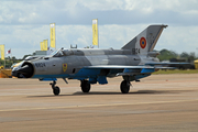Romanian Air Force (Forțele Aeriene Române) Mikoyan-Gurevich MiG-21MF-75 Lancer C (6824) at  RAF Fairford, United Kingdom