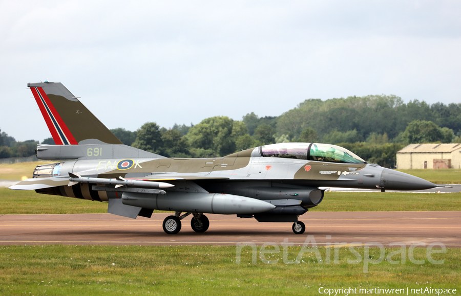 Royal Norwegian Air Force General Dynamics F-16BM Fighting Falcon (691) | Photo 341842