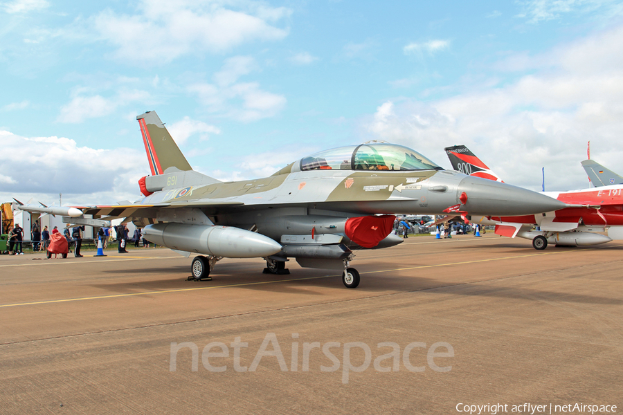 Royal Norwegian Air Force General Dynamics F-16BM Fighting Falcon (691) | Photo 354854