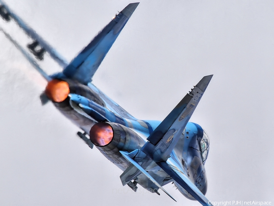 Ukrainian Air Force Sukhoi Su-27UB Flanker C (69 BLUE) | Photo 31072