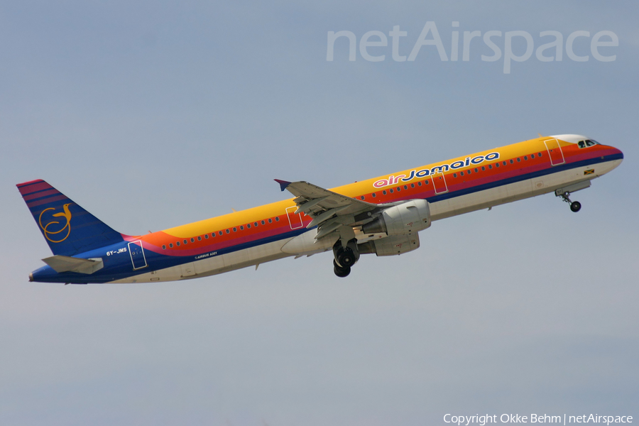 Air Jamaica Airbus A321-211 (6Y-JMS) | Photo 118165