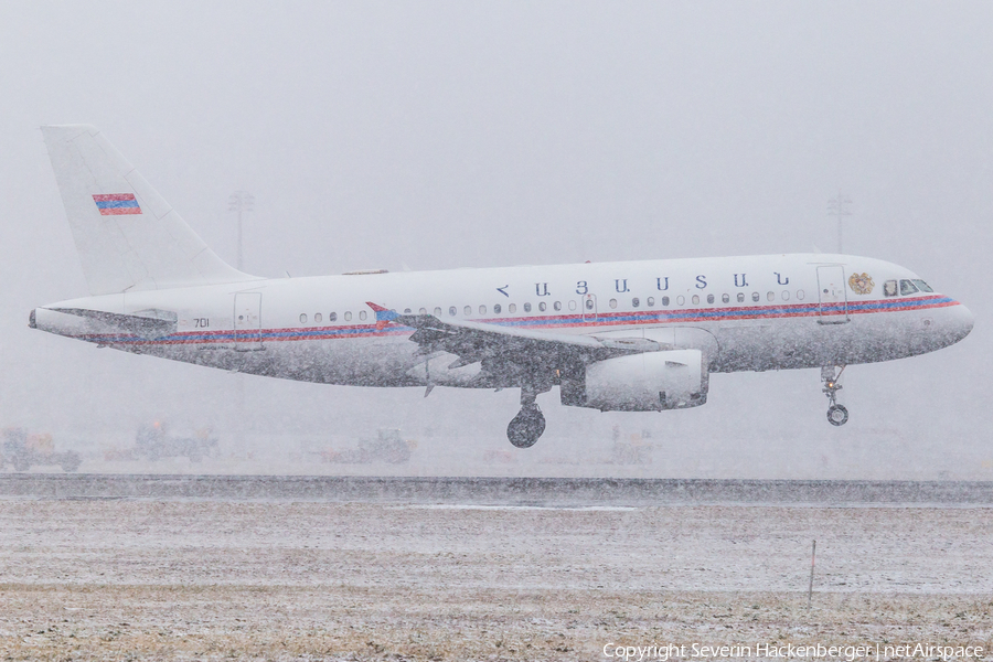 Armenian Government Airbus A319-132CJ (701) | Photo 225943