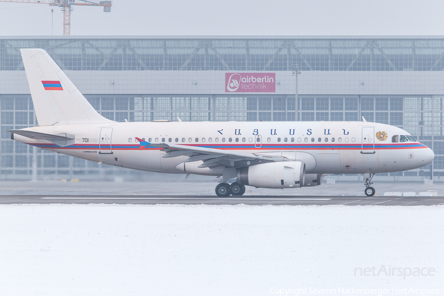 Armenian Government Airbus A319-132CJ (701) | Photo 226225