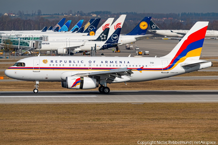 Armenian Government Airbus A319-132CJ (701) | Photo 610991