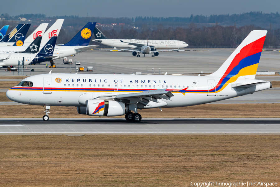 Armenian Government Airbus A319-132CJ (701) | Photo 611933