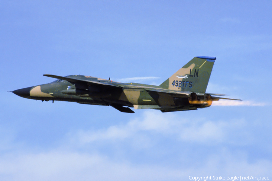 United States Air Force General Dynamics F-111F Aardvark (71-0884) | Photo 260504