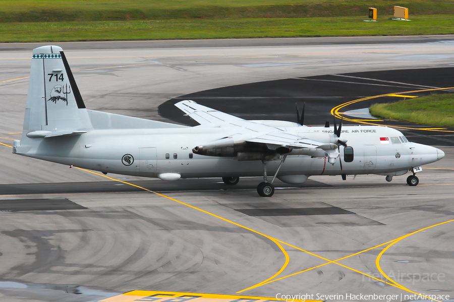 Singapore Air Force Fokker 50 (714) | Photo 216226