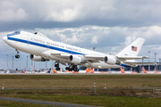 United States Air Force Boeing E-4B (73-1677) at  Berlin Brandenburg, Germany