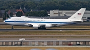 United States Air Force Boeing E-4B (73-1677) at  Brussels - International, Belgium