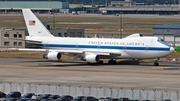 United States Air Force Boeing E-4B (73-1677) at  Brussels - International, Belgium