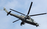 Polish Air Force (Siły Powietrzne) Mil Mi-24V Hind-E (734) at  In Flight - Warsaw, Poland