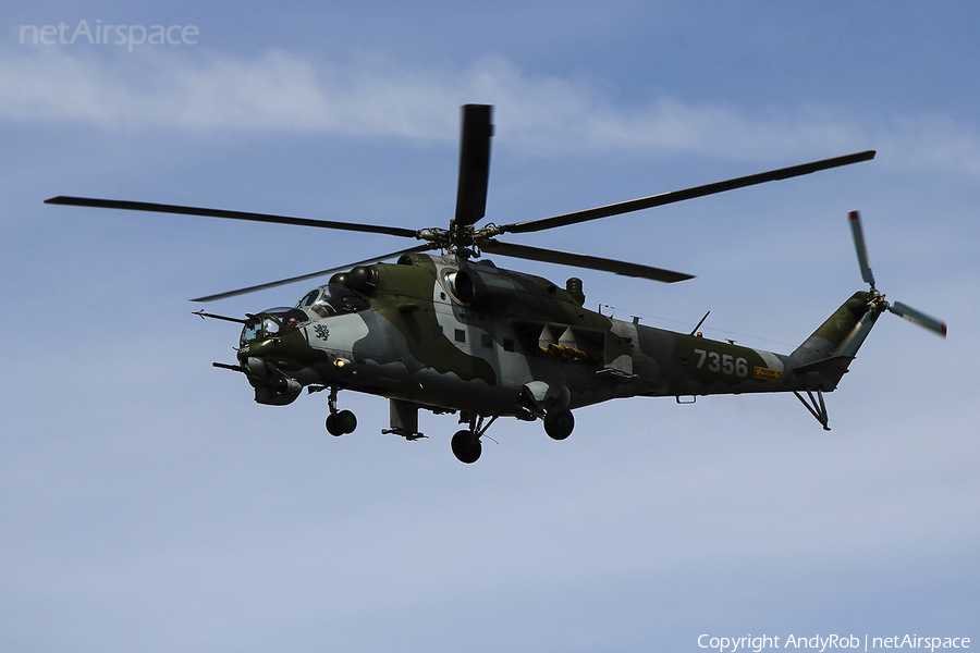 Czech Air Force Mil Mi-24V Hind-E (7356) | Photo 384216