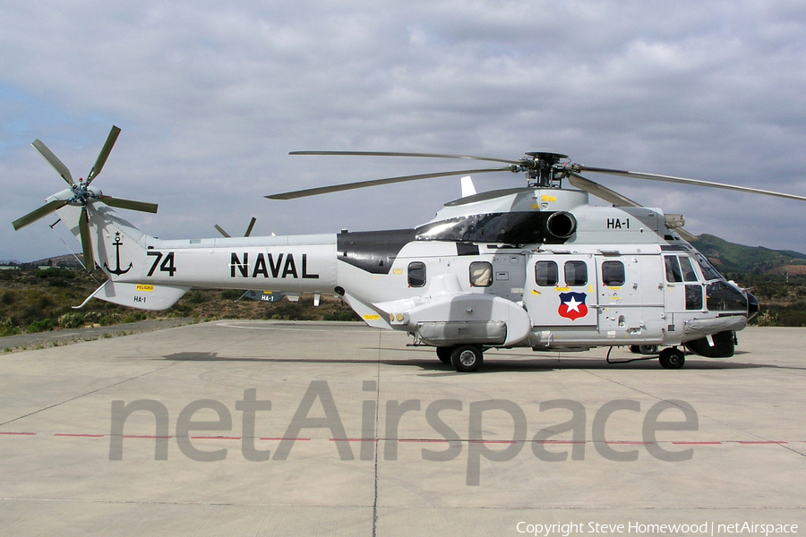 Chilean Navy (Armada de Chile) Eurocopter AS532SC Cougar (74) | Photo 50350