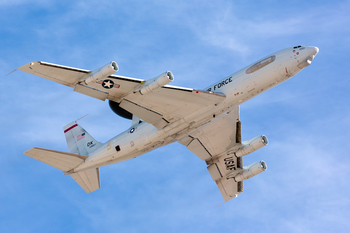 United States Air Force Boeing E-3B Sentry (75-0557) at  Las Vegas - Nellis AFB, United States