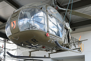 German Army Aerospatiale SE3130 Alouette II (7501) at  Bückeburg Helicopter Museum, Germany