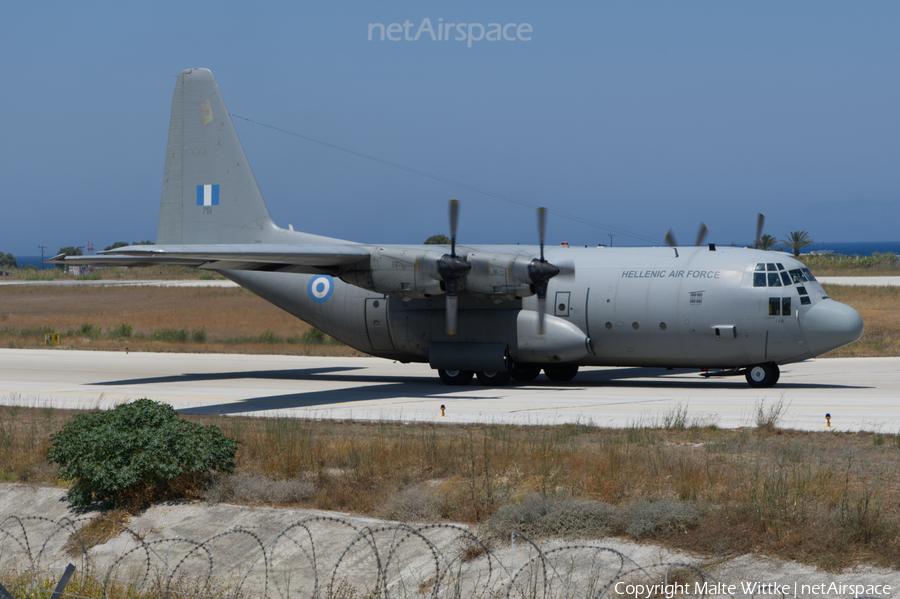 Hellenic Air Force (Polemikí Aeroporía) Lockheed C-130H Hercules (751) | Photo 397285