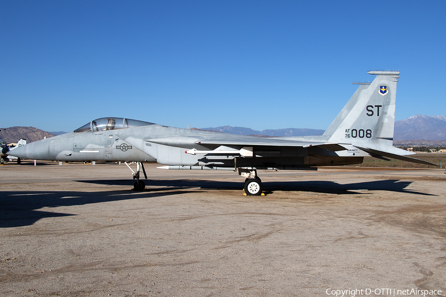 United States Air Force McDonnell Douglas GF-15A Eagle (76-0008) | Photo 545987