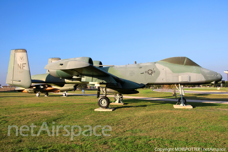 United States Air Force Fairchild Republic OA-10A Thunderbolt II (76-0547) | Photo 176415
