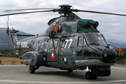 Chilean Navy (Armada de Chile) Eurocopter AS532SC Cougar (77) at  Vina del Mar, Chile