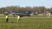 Polish Air Force (Siły Powietrzne) Mikoyan-Gurevich MiG-29A Fulcrum (77) at  Malbork, Poland