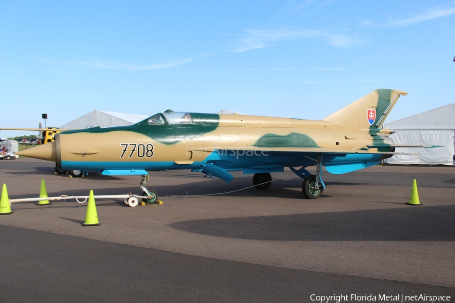 Slovak Air Force Mikoyan-Gurevich MiG-21MF Fishbed-J (7708) | Photo 370556