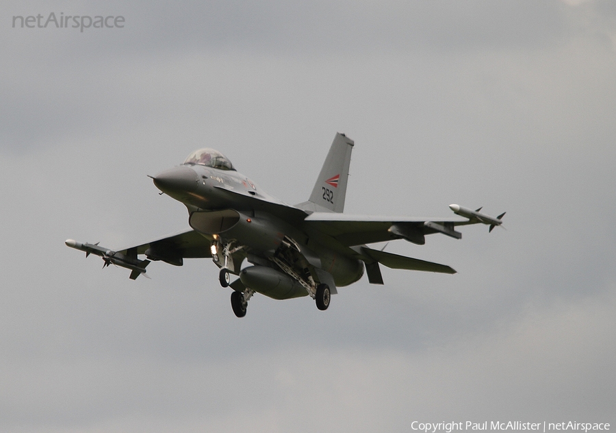 Royal Norwegian Air Force General Dynamics F-16A Fighting Falcon (78-0292) | Photo 7798