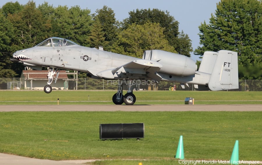 United States Air Force Fairchild Republic A-10C Thunderbolt II (78-0639) | Photo 370130