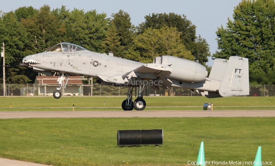 United States Air Force Fairchild Republic OA-10A Thunderbolt II (78-0701) | Photo 330047