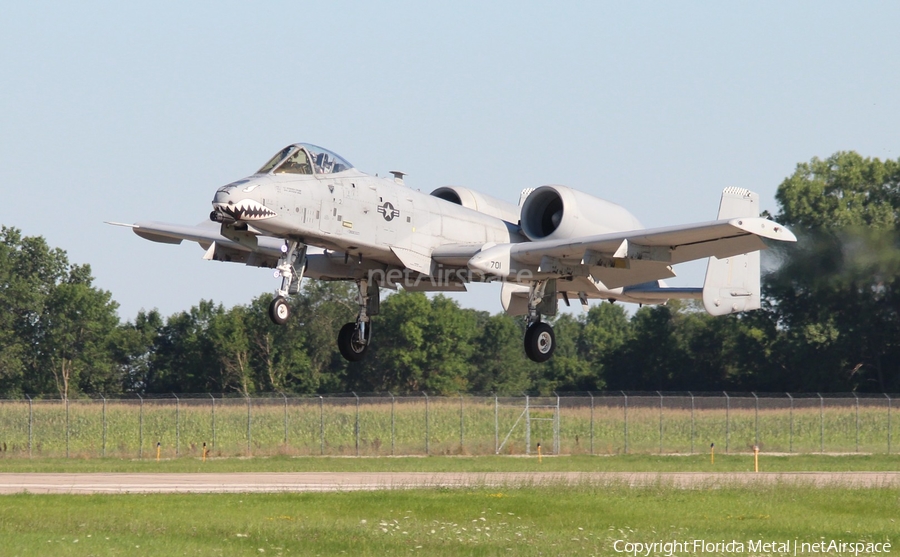 United States Air Force Fairchild Republic OA-10A Thunderbolt II (78-0701) | Photo 330050