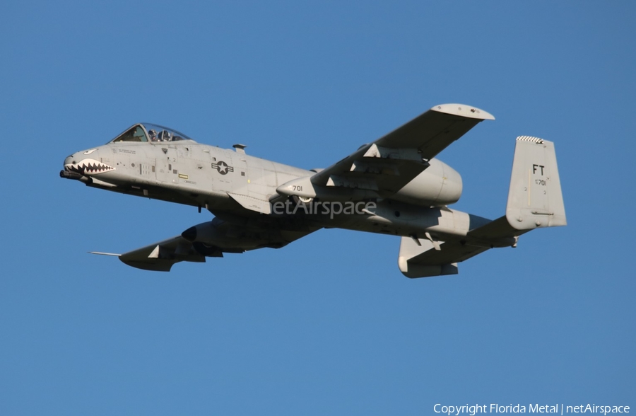United States Air Force Fairchild Republic OA-10A Thunderbolt II (78-0701) | Photo 432806