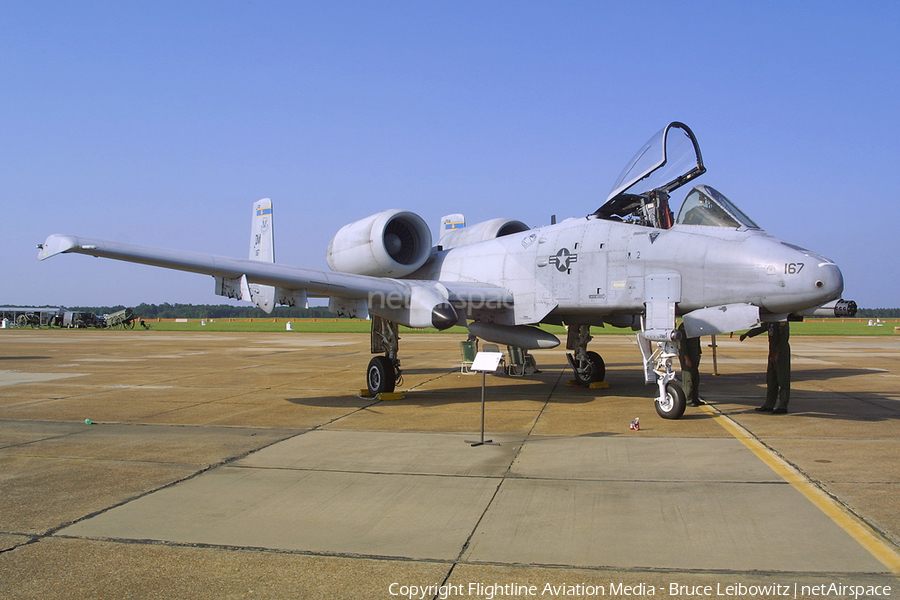 United States Air Force Fairchild Republic A-10A Thunderbolt II (79-0167) | Photo 164009