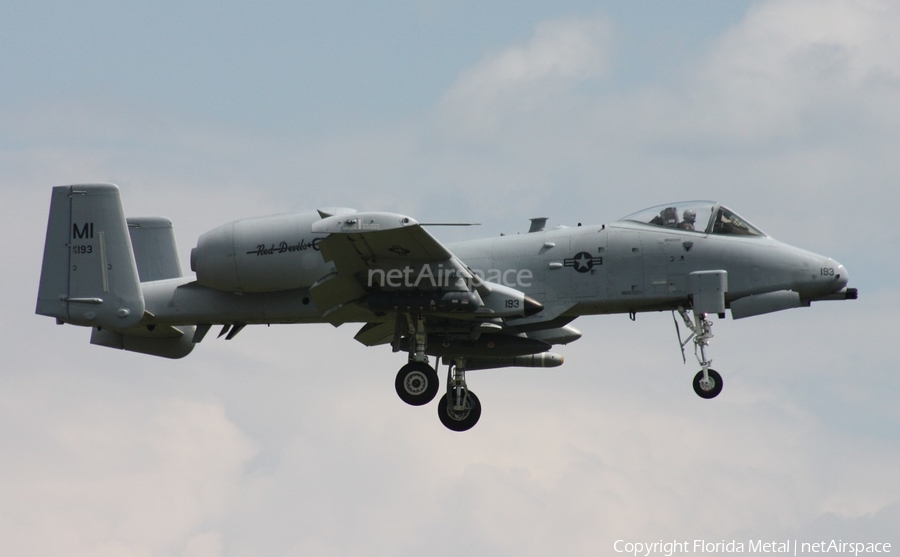 United States Air Force Fairchild Republic A-10A Thunderbolt II (79-0193) | Photo 460009