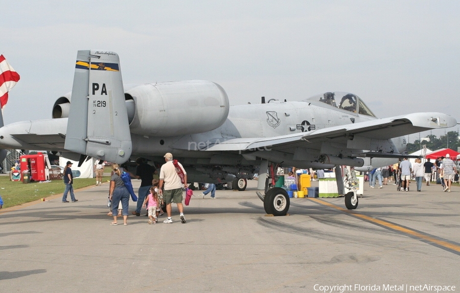 United States Air Force Fairchild Republic A-10A Thunderbolt II (79-0219) | Photo 460025