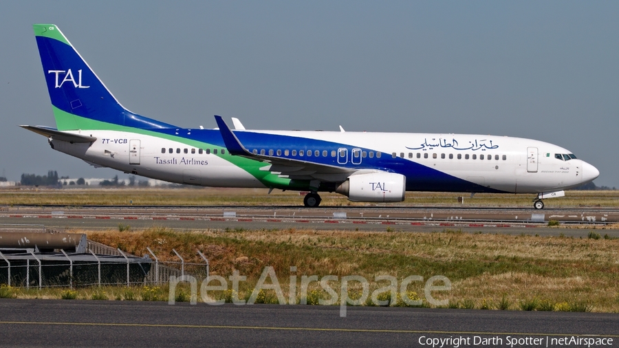 Tassili Airlines Boeing 737-8ZQ (7T-VCB) | Photo 182693