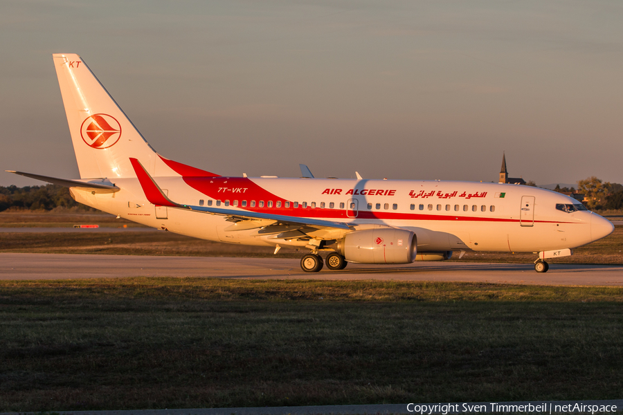 Air Algerie Boeing 737-7D6C (7T-VKT) | Photo 192165