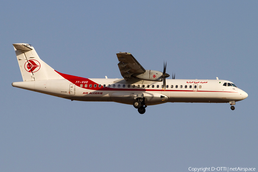 Air Algerie ATR 72-500 (7T-VUO) | Photo 367403